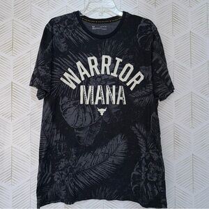 Under Armour Men's Project‎ The Rock Warrior Mana Short Sleeve Shirt- Black - XL